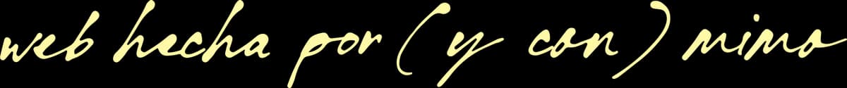 web hecha por (y con) mimo